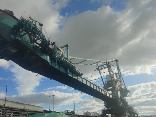 散货码头斗轮机电子皮带秤高效计量赋能物料周转加速